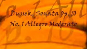 Dussek, Sonata Op. 10 No. 1 Allegro Moderato