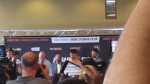 Anthony Fowler vs Brian Rose weigh in