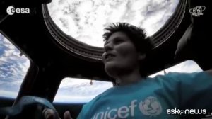 Emozioni spaziali, Sam Cristoforetti canta "Imagine" per Unicef