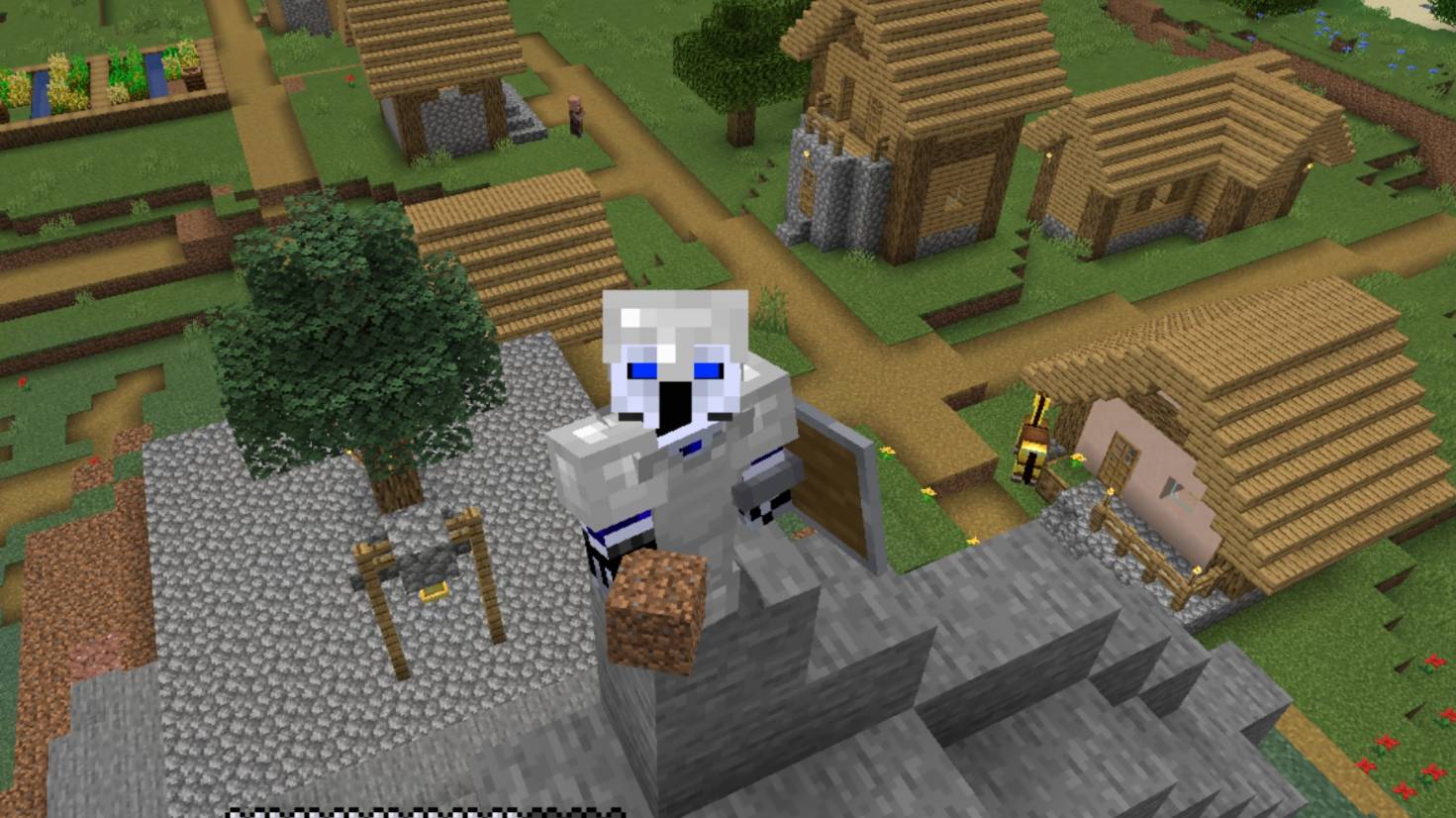 Похождения в Minecraft #32 - Деревня почти восстановлена