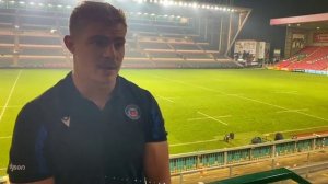 REACTION: Tom Ellis reacts to defeat at Leicester Tigers