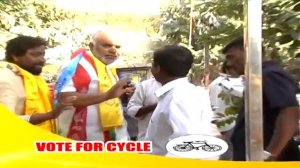 TDP MLA Candidate Muzaffar Ali Khan Padayatra in, Akbarbagh Colony.