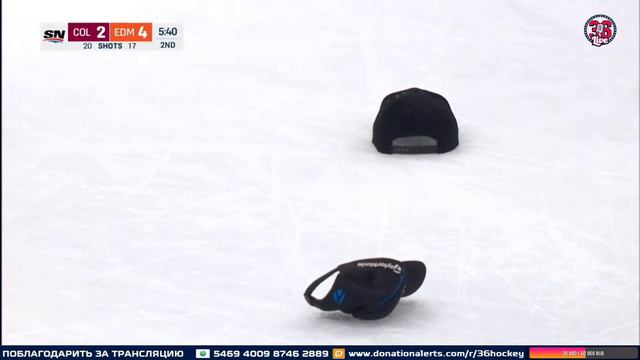 Эвандер Кейн. Хет-трик нападающего Эдмонтон Ойлерс против Колорадо. смотреть онлайн