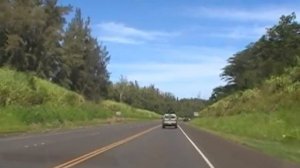 Driving on Kauai - Kaumualii Highway, Kauai traffic