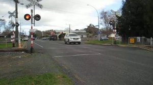 Tauwhare Road level crossing in Matangi