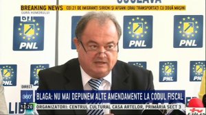 Vasile Blaga, despre Codul Fiscal și alegerile din 2016