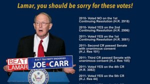 Lamar Alexander is SO SORRY