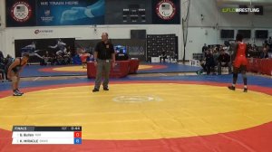 WM/62 KG/62 F, Grace Bullen, Norway Vs KAYLA MIRACLE, Sunkist Kids Wrestling Club.mp4