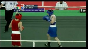 Light Fly (49kg) SF - Pehlivan (TUR) vs Barnes (IRL) - 2012 European Olympic Qualifying Event