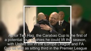 'Awkward' interaction between Erik ten Hag and Avram Glazer is painful to watch