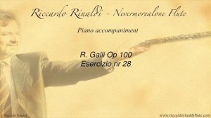 R. Galli Op 100 nr 28 - Accompagnamento Pianistico - NeverMoreAlone Flute