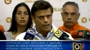 Leopoldo López condena declaraciones del gobierno