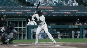 Tim Anderson home run swing (slow motion) 8.18.20