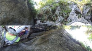 Ferrata Rio Sallagoni insta360 parte 1