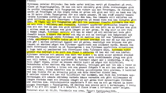 PALMEMORDET  Jag svarar Gunnar Wall