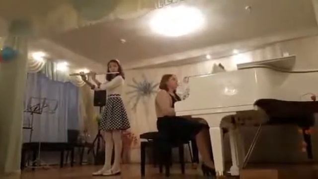 Юрий Должиков "Полька" для флейты и фортепиано/Анастасия Топал