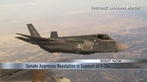 Senate Approves Resolution in Support of F-35s