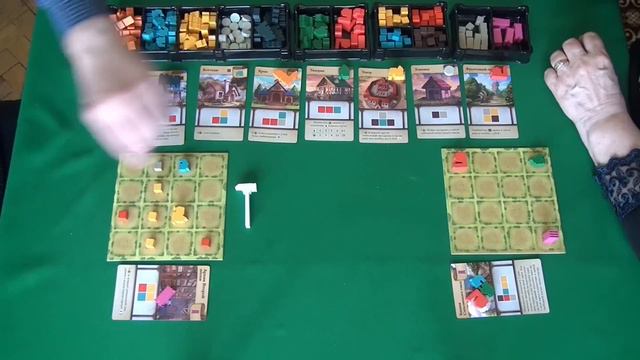 358 Крошечные Города - играем в настольную игру. Tiny Towns bord game. смотреть онлайн