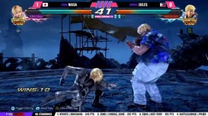 Losers Semifinal Masa (Leo) vs Jules (Jin)  ICFC Tekken Asia Season 3 Week 7