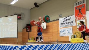 Mario Taubert 1. Versuch Stoßen 150kg