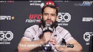 Суханхои Муин пас аз мухориба/ Боеци нави точик дар UFC // Мухаммад Наимов оиди ТОКИИ ТОЧИКИ