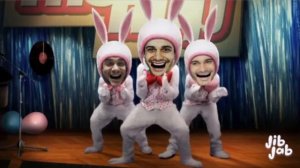 ELYES GABEL hopping for a happy Easter... 🤣