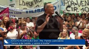 30 – 01-2019 ///ADOLFO RODRIGUEZ SAA CERRO EL ACTO EN EL PARTIDO JUSTICIALISTA ///