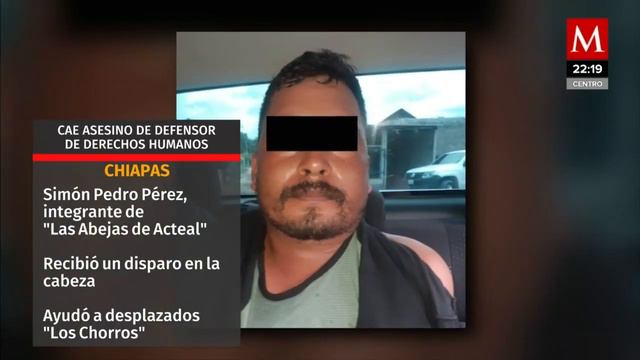 Detienen a un hombre por homicidio de activista Simón Pedro Pérez en Chiapas смотреть онлайн