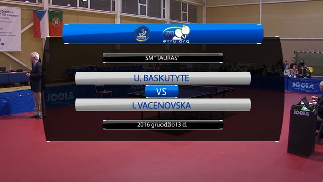 Europos moterų stalo teniso kvalifikacinės varžybos: Lietuva - Čekija 2016-12-13 rungtynių įrašas смотреть онлайн