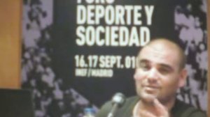 SANTIAGO CIRUGEDA. Ponencia: "El deporte como una receta urbana. Foro deporte y sociedad