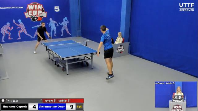 18:00 Писклов Сергей 3-2 Литвиненко Олег стол 5 ЮГ-3 30.10.20 смотреть онлайн