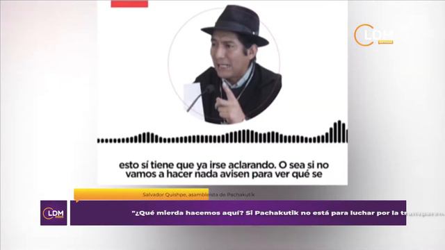 ¿Qué mierda hacemos aquí?, audios de Salvador Quishpe criticando a Pachakutik | LO DEL MOMENTO LOJA смотреть онлайн