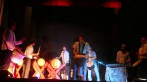 Percussioni live Golokan teatro sociale BS