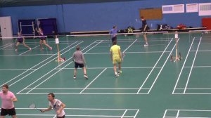 Турнир по бадминтону 27.02.2016 Казаков Касицкий -Старостин Нечитайло