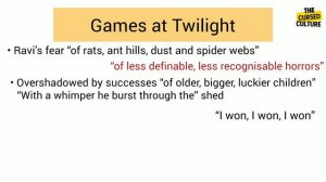 GAMES AT TWILIGHT by ANITA DESAI Explained | Summary & Themes