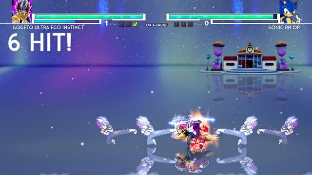 Gogetto Ultra Ego Instinct V2 OP (New) VS Sonic Chaos V3 OP (all form) in Mugen смотреть онлайн