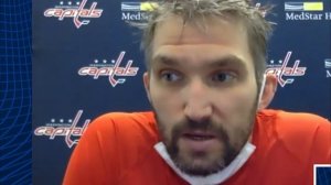 Alexander Ovechkin Reacts to Tying Phil Esposito With 717th goal & Capitals Strong Play