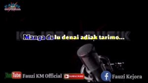 Lah Manyuruak Tampak Juo - David iztambul (Karaoke) REMIX - Nada Pria