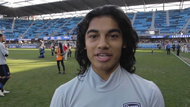 Gilbert Fuentes on his MLS debut at the age of 16 смотреть онлайн
