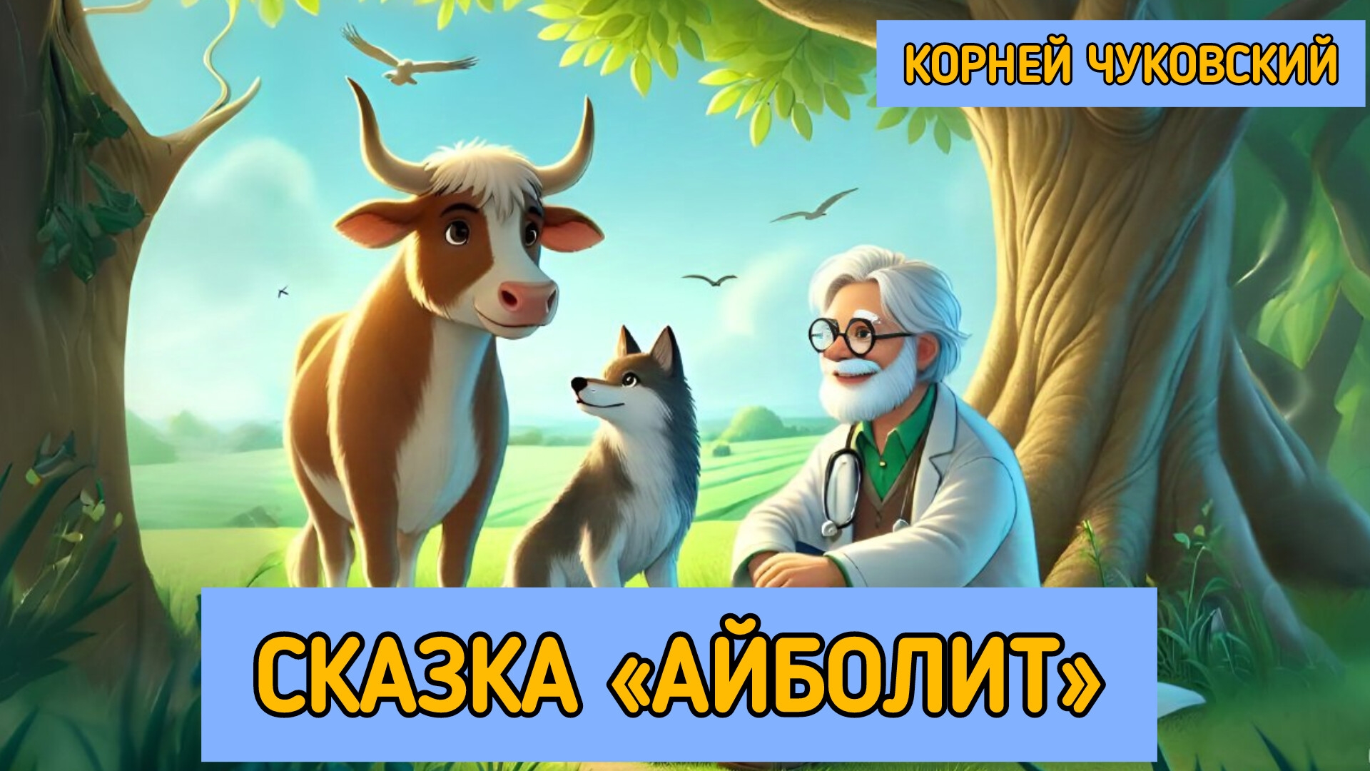 Айболит. Сказка для детей. Корней Чуковский.