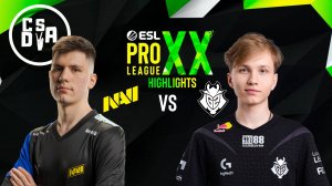 NAVI vs G2 Хайлайты ESL Pro League Season 20 CS2