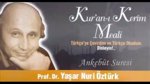 085 Yaşar Nuri Öztürk Kur'an ı Kerim Meali Ankebut Suresi