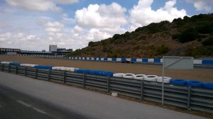 Formula 3 racing Jerez Track from Corner 4 to Corner 5 Sito Pons