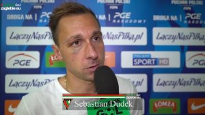 Sebastian Dudek po meczu z Wisłą Kraków (3:3 pd. 3:4)