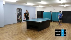 【卓球】Ping T Studioの木村コーチとの2回目の勝負 Второй матч с тренером Кимура-сан