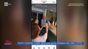 Totti contro Ilary: Bastian non dorma nel mio letto - La vita in diretta 30/03/2023