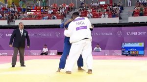 2017 Taipei Summer Universiade Judo - LAT Vadims LANDO VS MGL Sugarjargal BOLDPUREV 台北世大運 柔道 無限量級