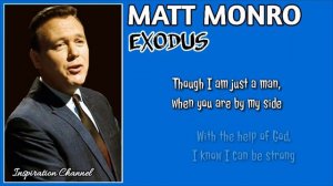 MATT MONRO (EXODUS - 1985) With Lyric.