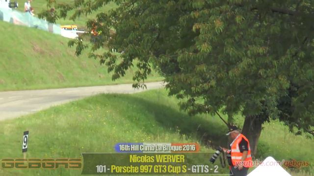 Porsche 997 GT3 Cup S - Nicolas WERVER - HILL CLIMB - 2016 - La Broque