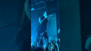 AFI playing “I Hope You Suffer” in Pittsburgh. 11.13.22. Davey Havok walks in the crowd.